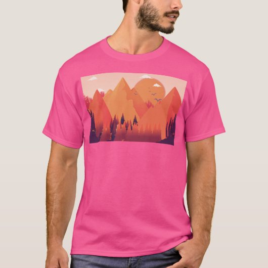 Bergen Wandelen Klimaatbescherming Natuur Adventu T-shirt (Voorkant)