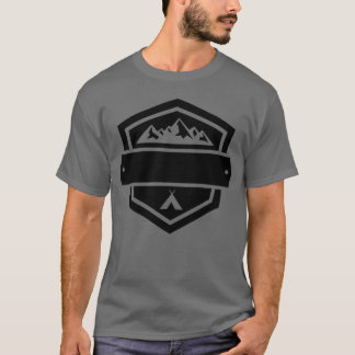 Bergen Wandeltochten Kamperen Wilde Natuur cadeau T-shirt
