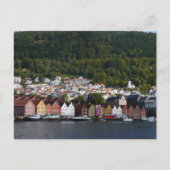 Bergen Waterfront, Noorwegen Briefkaart (Voorkant)
