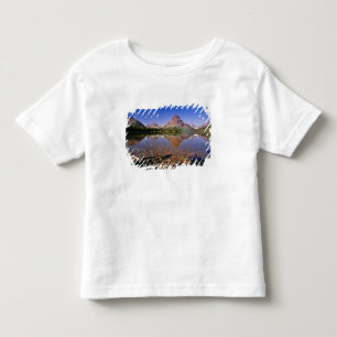 Bergen weerspiegelen zich in het rustige Two Medic Kinder Shirts