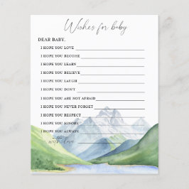 Bergen - wensen voor baby spel