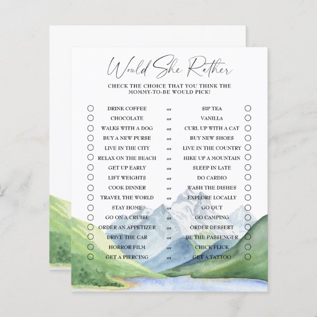 Bergen - wil ze liever wild (Voorkant / Achterkant)