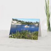 Bergen Wildbloemen, Utah, blanco groet Kaart (Voorkant)