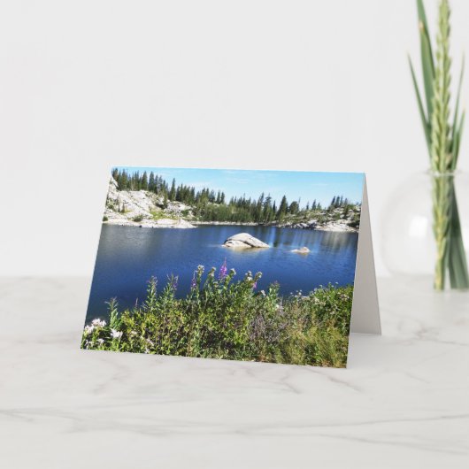 Bergen Wildbloemen, Utah, blanco groet      Kaart (Voorkant)