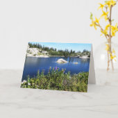 Bergen Wildbloemen, Utah, blanco groet      Kaart (Gele Bloem)