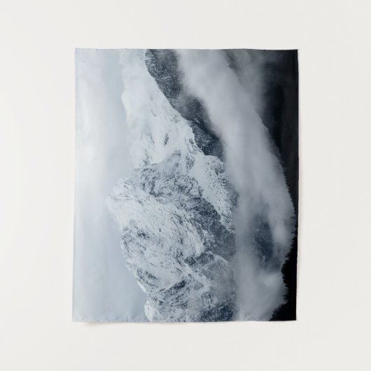 Bergen, wolken en mist wandkleed (Voorkant)