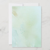 Bergen Woodland Evening Landscape Wedding Kaart (Achterkant)