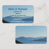 Bergen Zee Bos landschap buiten Visitekaartje (Voorkant / Achterkant)