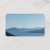 Bergen Zee Bos landschap buiten Visitekaartje (Achterkant)