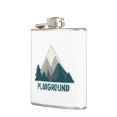 Bergen zijn mijn speelplaats heupfles (Links)