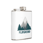 Bergen zijn mijn speelplaats heupfles (Rechts)