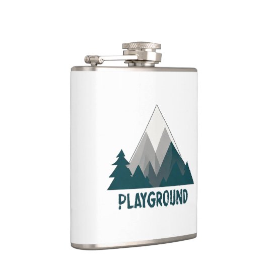 Bergen zijn mijn speelplaats heupfles (Rechts)