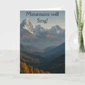 Bergen zingen nieuw hoofdstuk in het leven kaart (Voorkant)