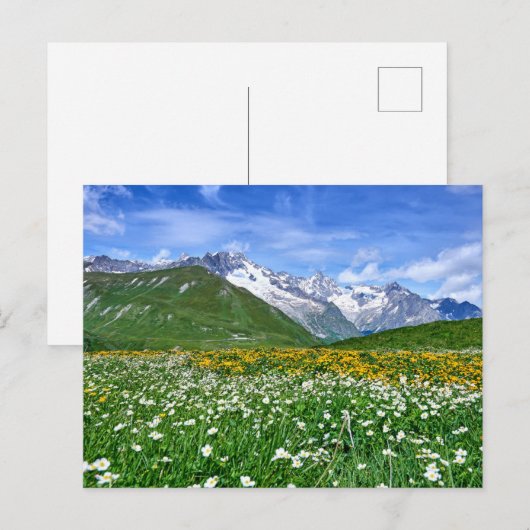 Bergen | Zwitserse vallei Briefkaart (Voorkant / Achterkant)