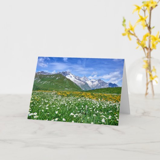 Bergen | Zwitserse vallei Kaart (Gele Bloem)