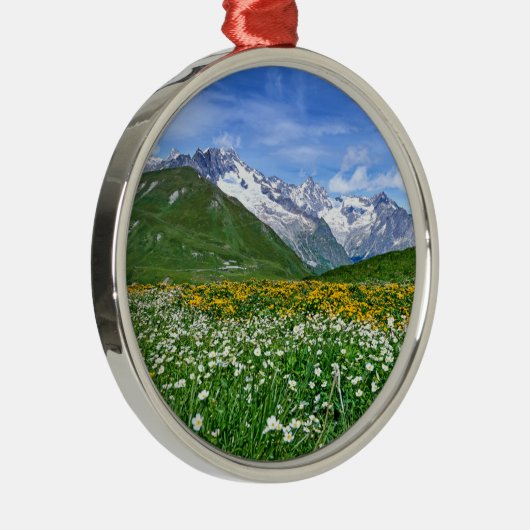 Bergen | Zwitserse vallei Metalen Ornament (Rechts)