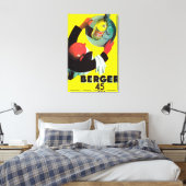 Berger 45  posterEuropa Canvas Afdruk (Insitu (Slaapkamer))