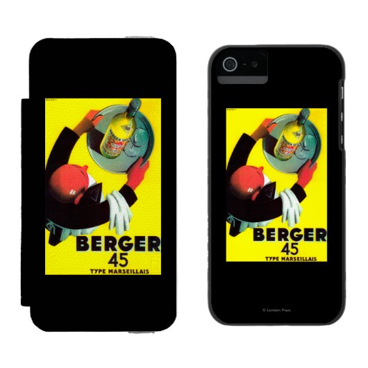Berger 45  posterEuropa Incipio iPhone Portemonnee Hoesje (Naast elkaar)