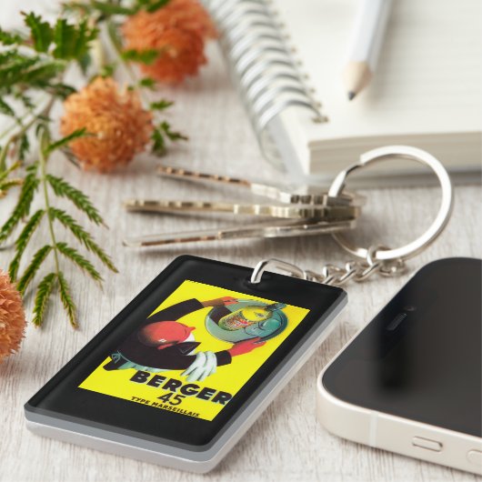 Berger 45 posterEuropa Sleutelhanger (Voorkant Rechts)