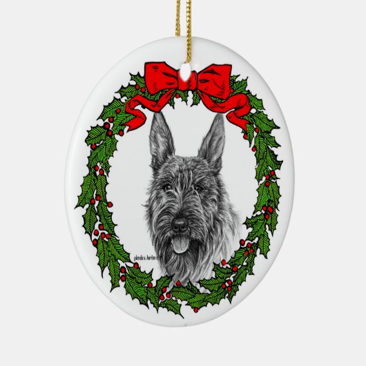 Berger Picard Art van Glenda S. Harlan Keramisch Ornament (Rechts)