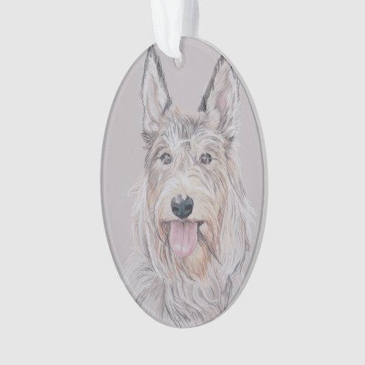Berger Picard Dog Art Ornament (voorkant)