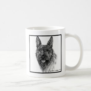 Berger Picard Dog Art van Glenda Harlan Koffiemok