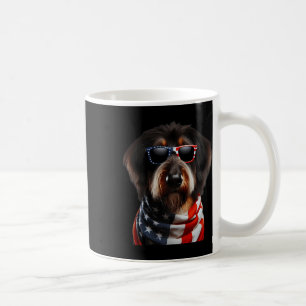 Berger Picard hond 4 juli Amerikaanse onafhankelij Koffiemok