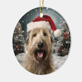 Berger Picard Hond Kerst Keepsake Keramisch Ornament (Links)