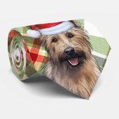 Berger Picard Hondenvakantie Geplaagd Kerstmis Stropdas (Opgerold)
