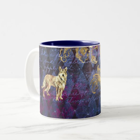 Berger Picard Mok - Fawn and Brindle (Voorkant links)