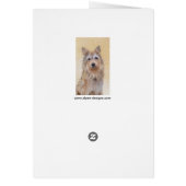 Berger Picard Painting - Cute Original Dog Art (Achterkant)