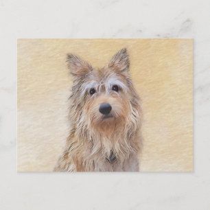 Berger Picard Painting - Cute Original Dog Art Briefkaart