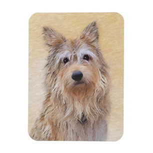 Berger Picard Painting - Cute Original Dog Art Magneet