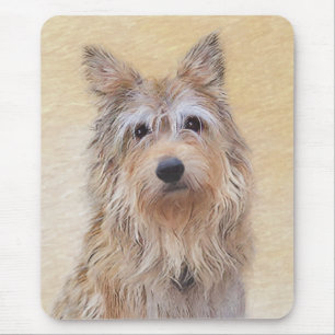 Berger Picard Painting - Cute Original Dog Art Muismat