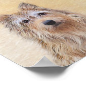 Berger Picard Painting - Cute Original Dog Art Poster (Hoek)