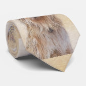 Berger Picard Painting - Cute Original Dog Art Stropdas (Opgerold)