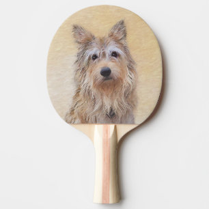 Berger Picard Painting - Cute Original Dog Art Tafeltennisbatje