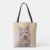 Berger Picard Painting - Cute Original Dog Art Tote Bag (Achterkant)
