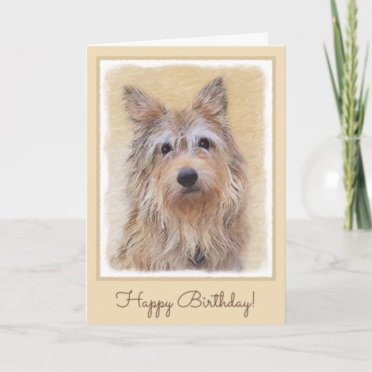 Berger Picard-schilderingen - Originele Dog Art kl Kaart (Voorkant)