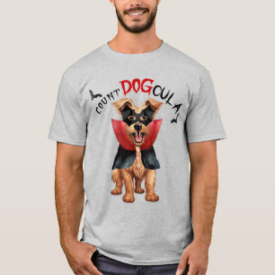 Berger Picard Vampier Hond Grappig Halloween T-shirt