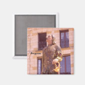 Bergerac - magneet (Voorkant / Achterkant)