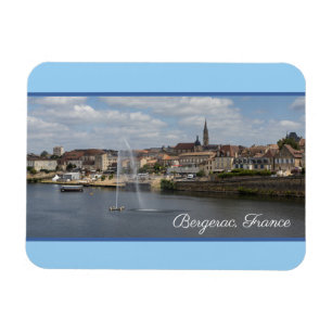 Bergerac Panoramic Cityscape Frankrijk Magneet