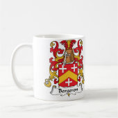Bergeron Family Crest Koffiemok (Links)