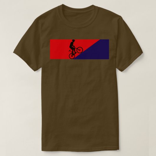 Bergfietsen T-shirt (Design voorkant)