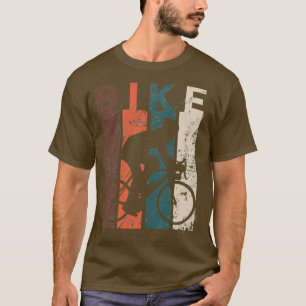 Bergfietsenfietsen met bergbeklimming, Vintage T-shirt