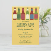 Bergflesjes Grafische gepersonaliseerde geboorteda Kaart (Staand voorkant)