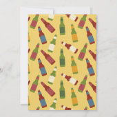 Bergflesjes Grafische gepersonaliseerde geboorteda Kaart (Achterkant)