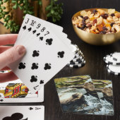 Bergforel stroom mini-herfsten en plungepool pokerkaarten (Insitu)