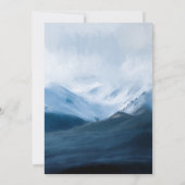 Berggebergte — Pinterly Landscape Weddenschap Kaart (Achterkant)