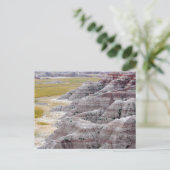 Berggebergte van het nationale park Badlands Briefkaart (Staand voorkant)